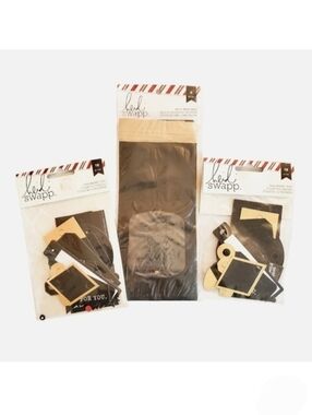 Heidi Swapp Paper Treat Bags & Chalkboard Tags NIP